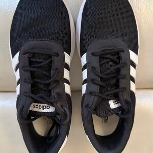 Adidas womens Black and White Sneakers size 6
